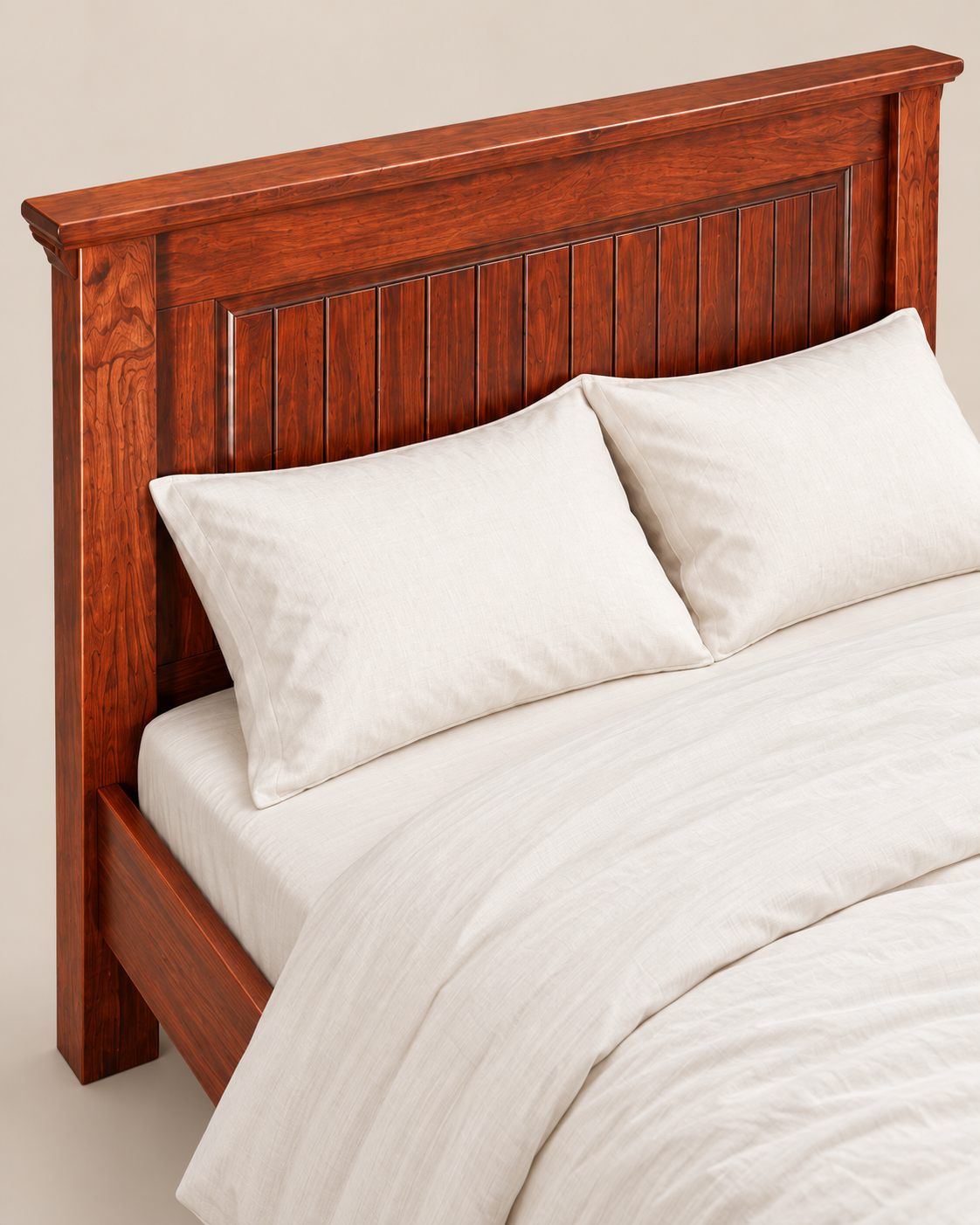 5 by 6 Panelled Bed — handcrafted African furniture by Executive furniture ke in Kenya (view 3)