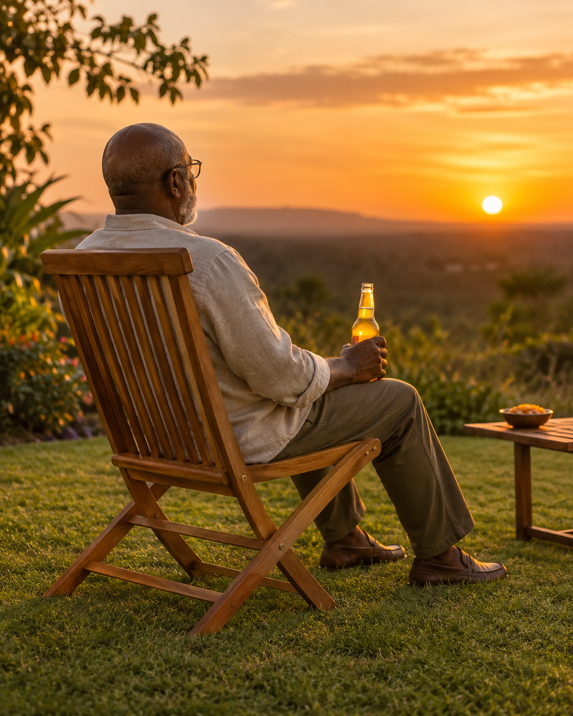 Imara Folding Chair — handcrafted African outdoor by 2030 furniture  in Kenya