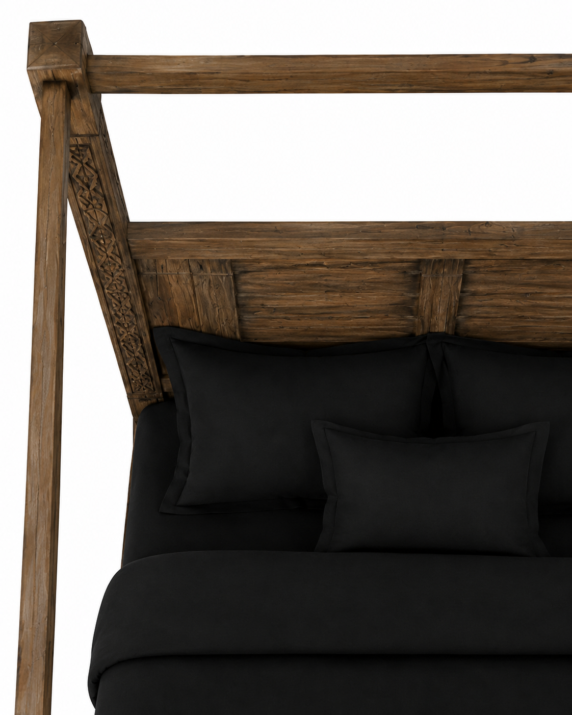 5 by 6Mfalme Heritage Canopy Bed — handcrafted African furniture by PK interior furniture  in Kenya (view 4)