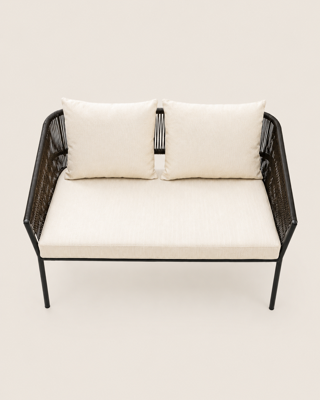 Fahari Kamba Outdoor Loveseat — handcrafted African outdoor by Tajil furniture  in Kenya (view 2)