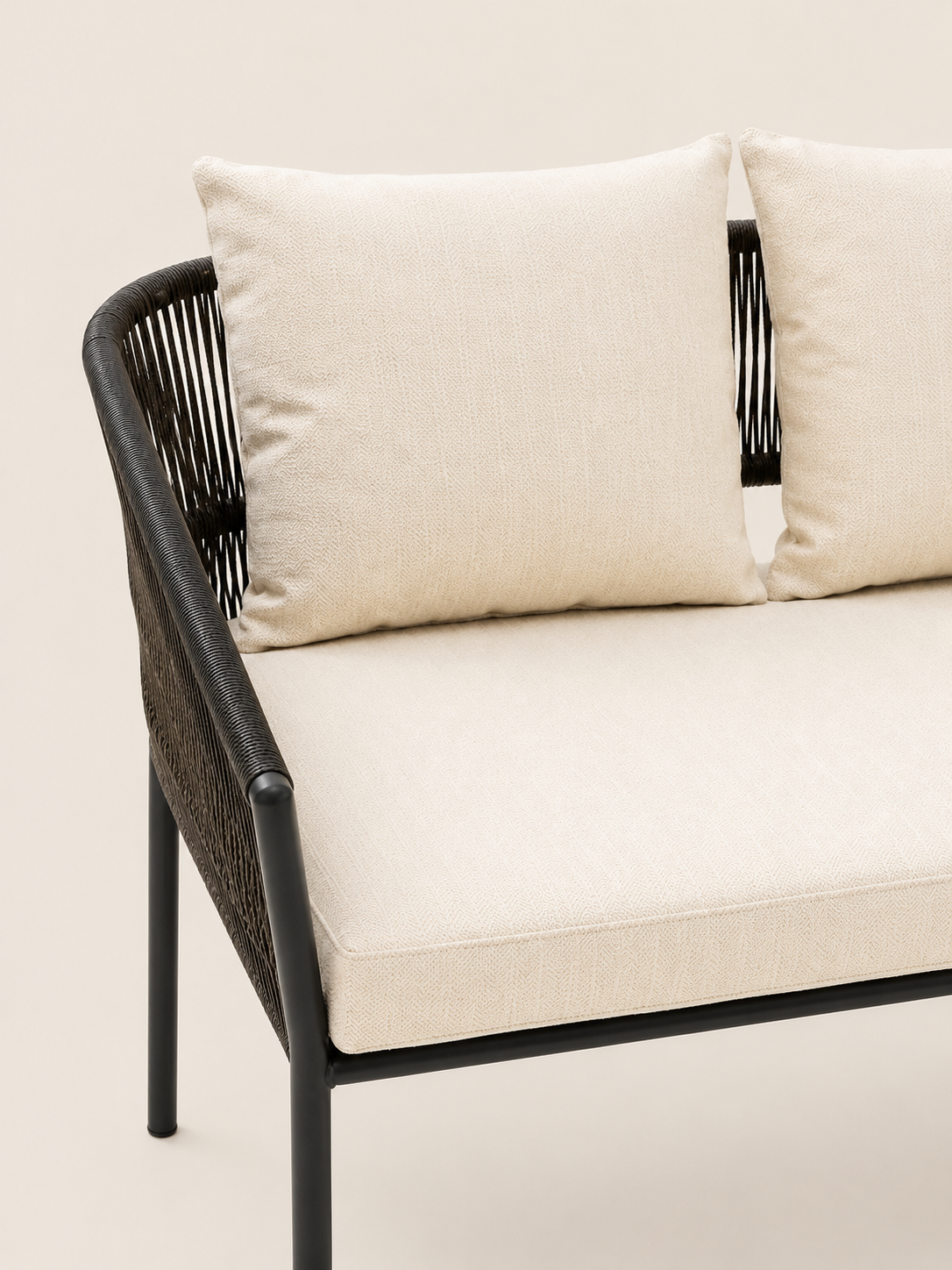 Fahari Kamba Outdoor Loveseat — handcrafted African outdoor by Tajil furniture  in Kenya (view 3)