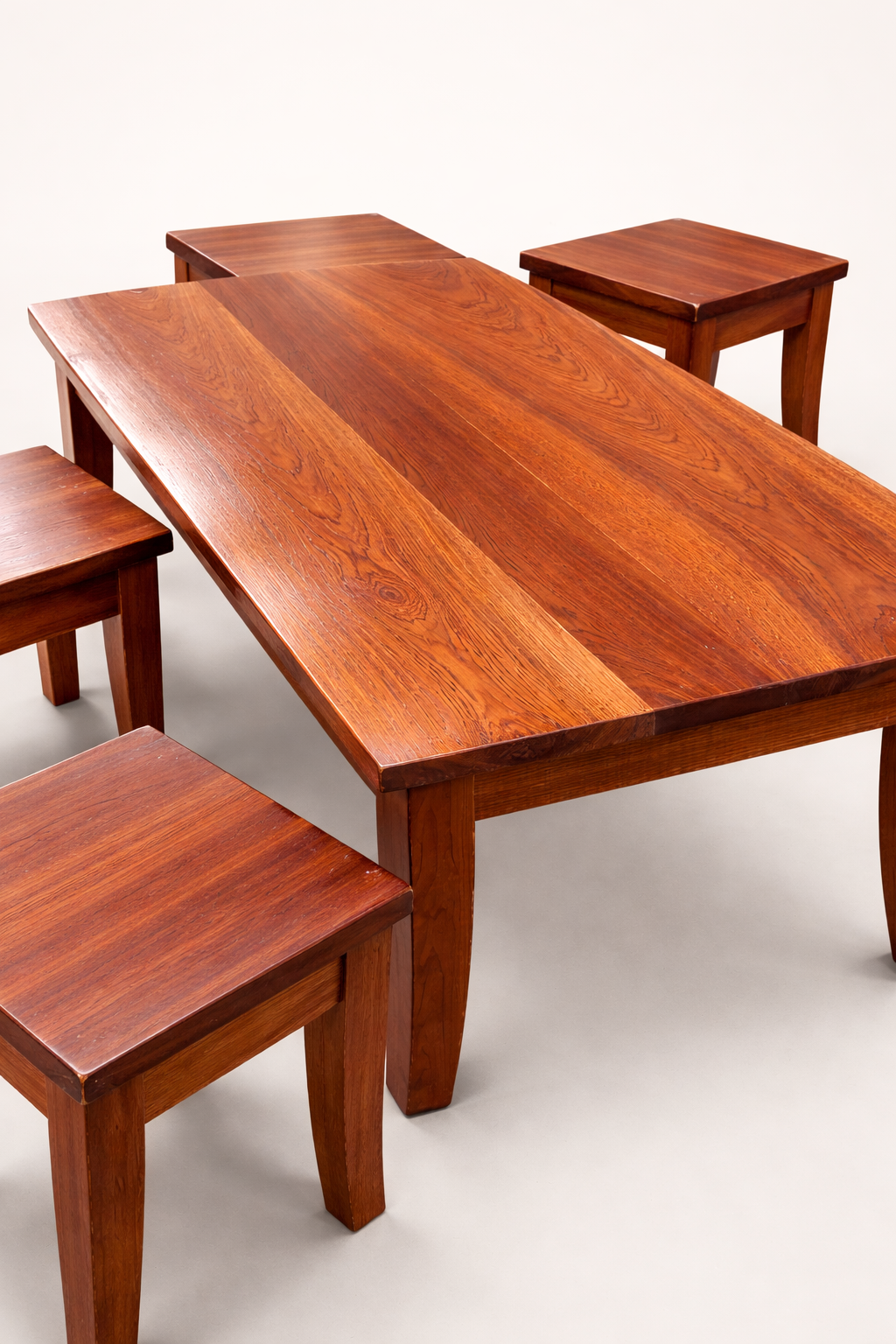 Kaya Coffee Table & 4 Stools — handcrafted African furniture by Zidanekisilu148 in Kenya (view 3)