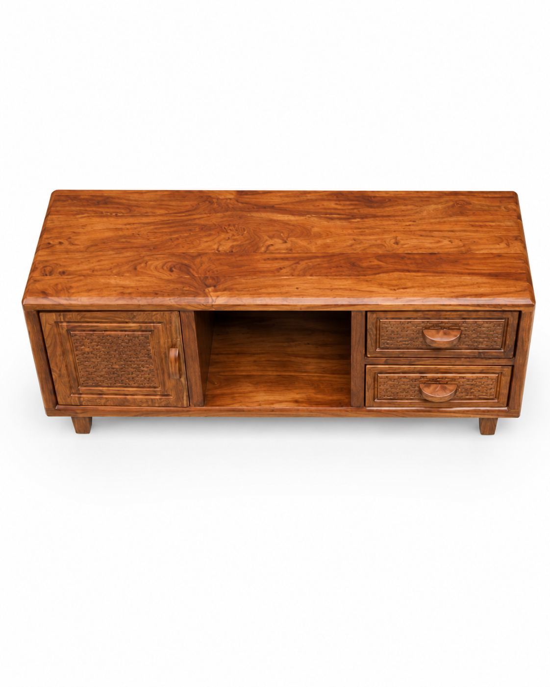 Biko Mbao Media Console — handcrafted African furniture by Vejo furniture  in Kenya (view 2)