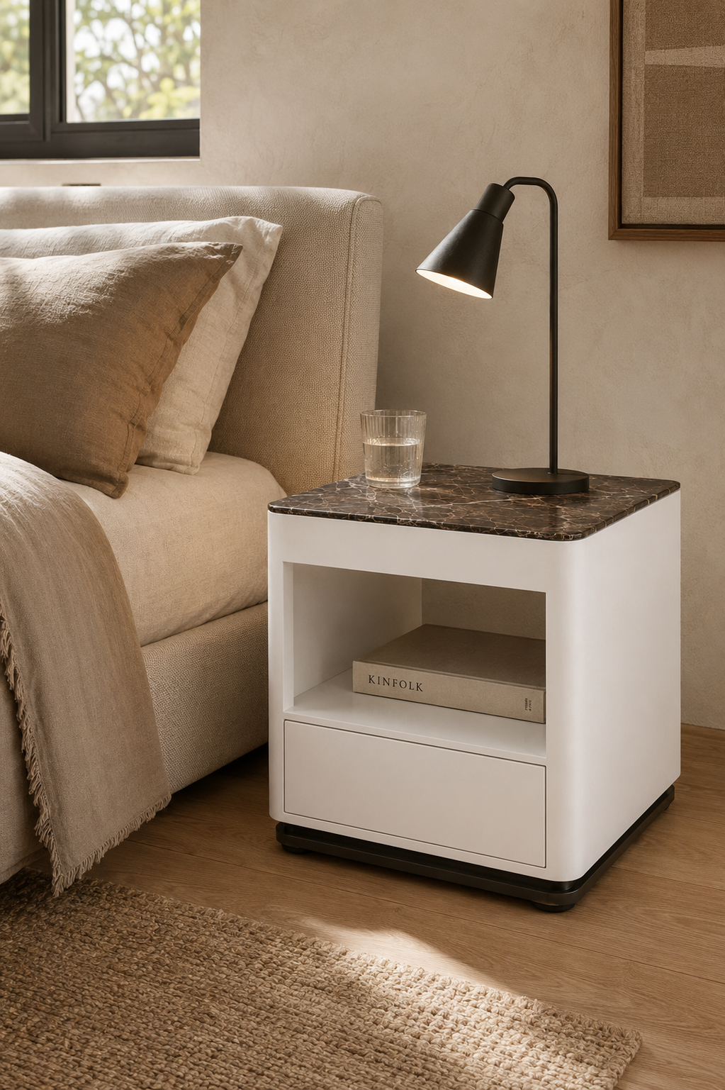 Elgon Bedside Table — handcrafted African furniture by Kena Furniture  in Kenya