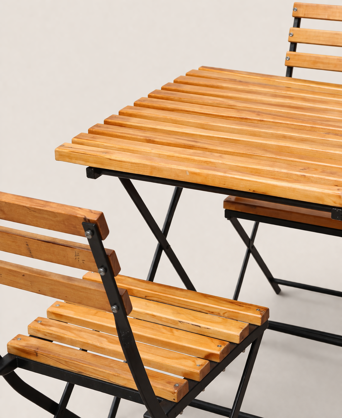 2 seater outdoor set Upepo Bistro — handcrafted African outdoor by Makey Stays in Kenya (view 3)