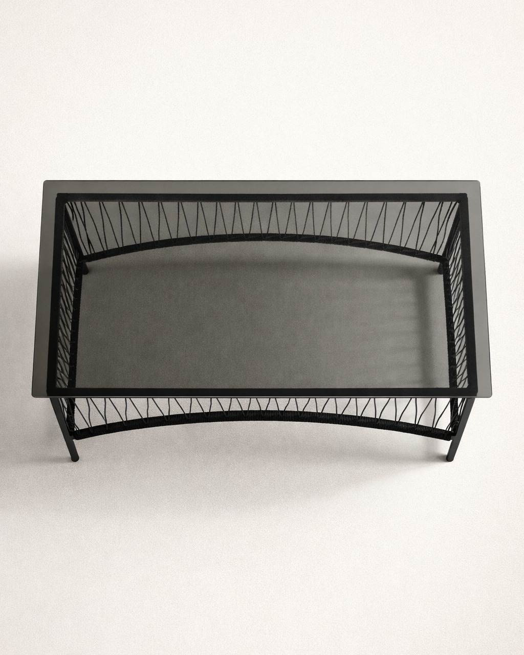 Olive glass & steel Table: Msingi Console — handcrafted African furniture by Zidanekisilu148 in Kenya