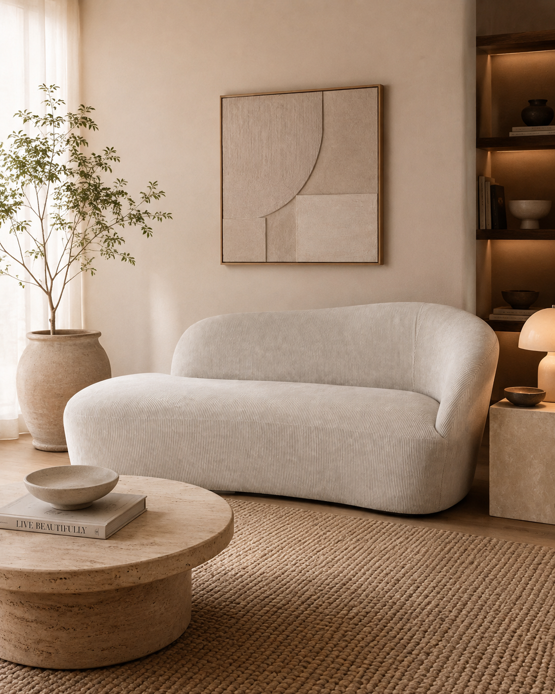Ubuntu Curve Sofa — handcrafted African furniture by Rachael furniture  in Kenya