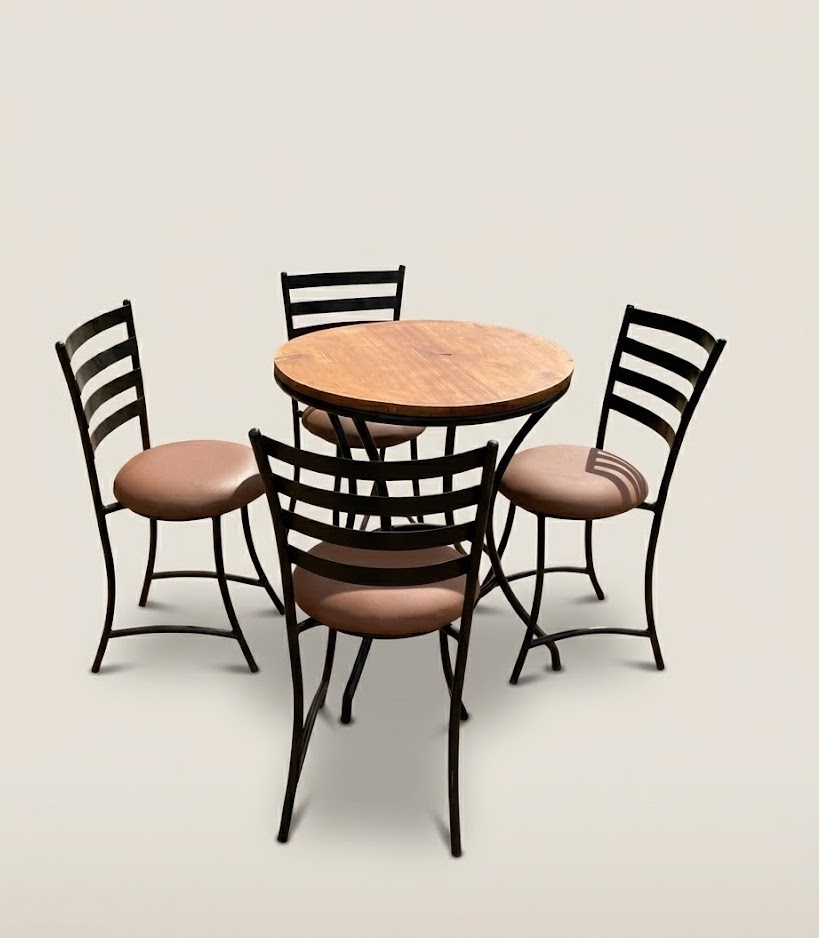 Ukamba 4 Seater Outdoor Dining Set — handcrafted African outdoor by Vincent furniture  in Kenya (view 2)