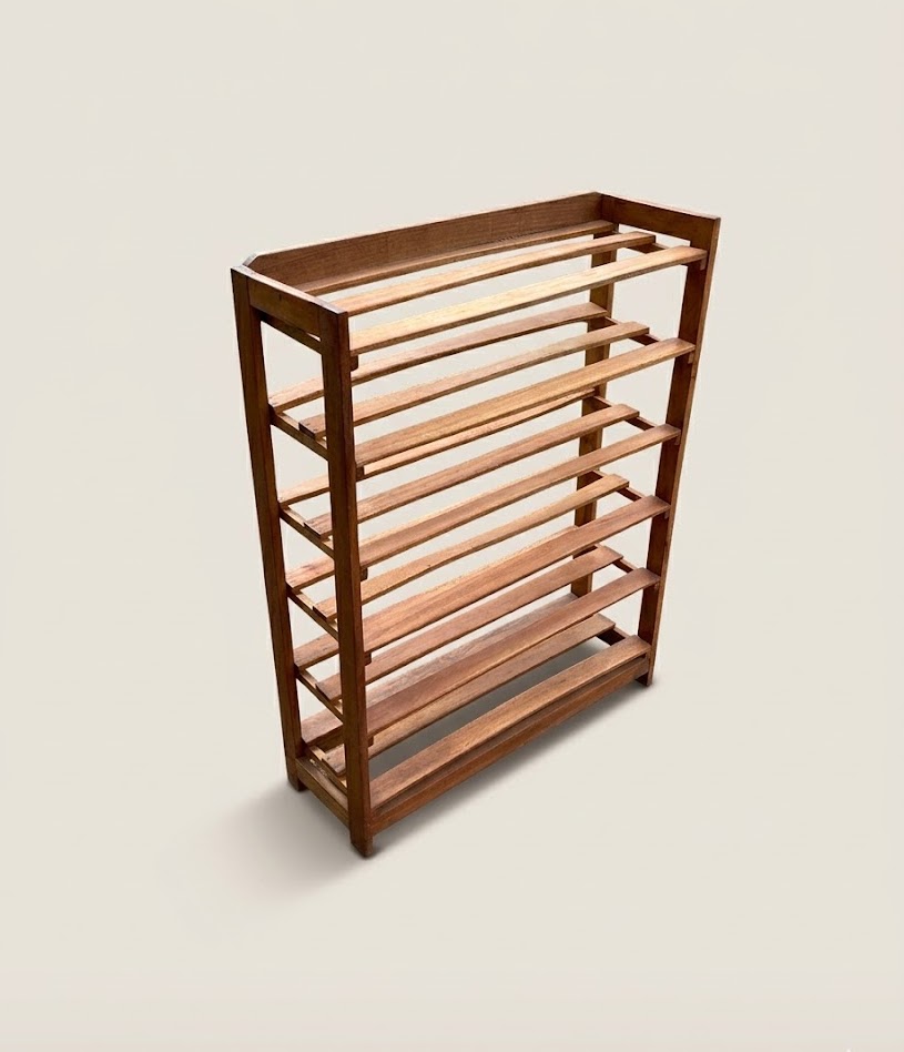 Mbegu Shoe Rack — handcrafted African furniture by Vincent furniture  in Kenya