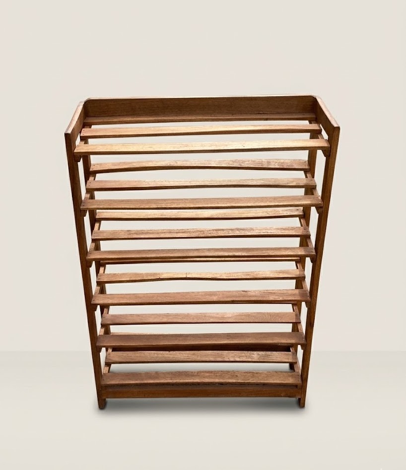 Mbegu Shoe Rack — handcrafted African furniture by Vincent furniture  in Kenya (view 2)