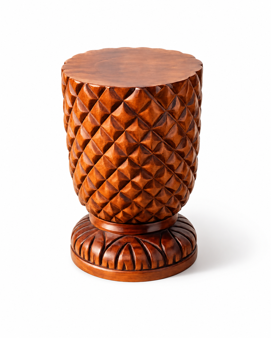 Fumbo Stool — handcrafted African outdoor by high point in Kenya
