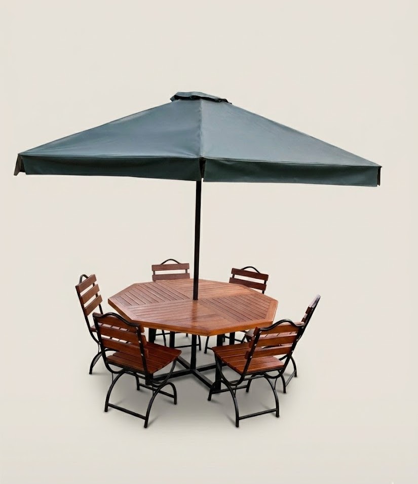 Gazibo Mvua Outdoor Dining Set — handcrafted African outdoor by JB.masaku in Kenya