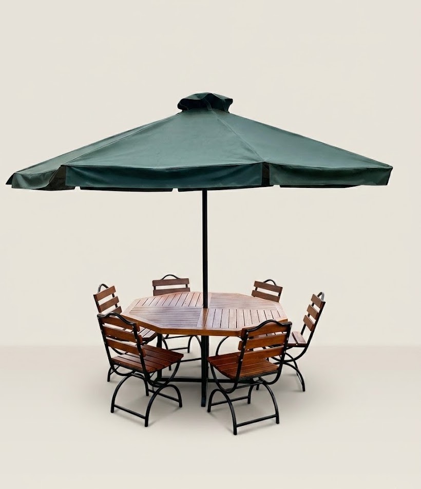 Gazibo Mvua Outdoor Dining Set — handcrafted African outdoor by JB.masaku in Kenya (view 2)