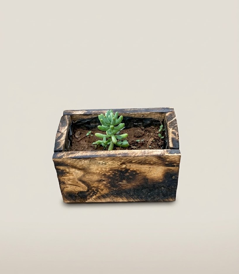 Planter Boma — handcrafted African outdoor by FashonistarGallery in Kenya (view 3)