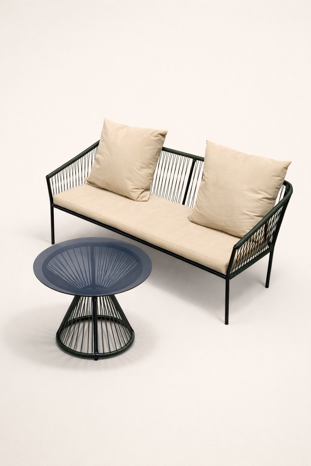 Mvumo 3 Seater Balcony Set — handcrafted African outdoor by Zidanekisilu148 in Kenya