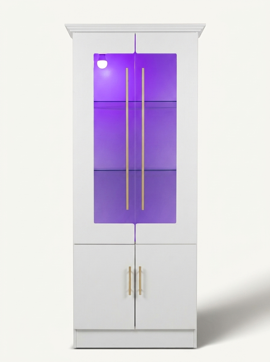 Nanyuki Display Cabinet — handcrafted African furniture by Naftal furniture  in Kenya (view 2)