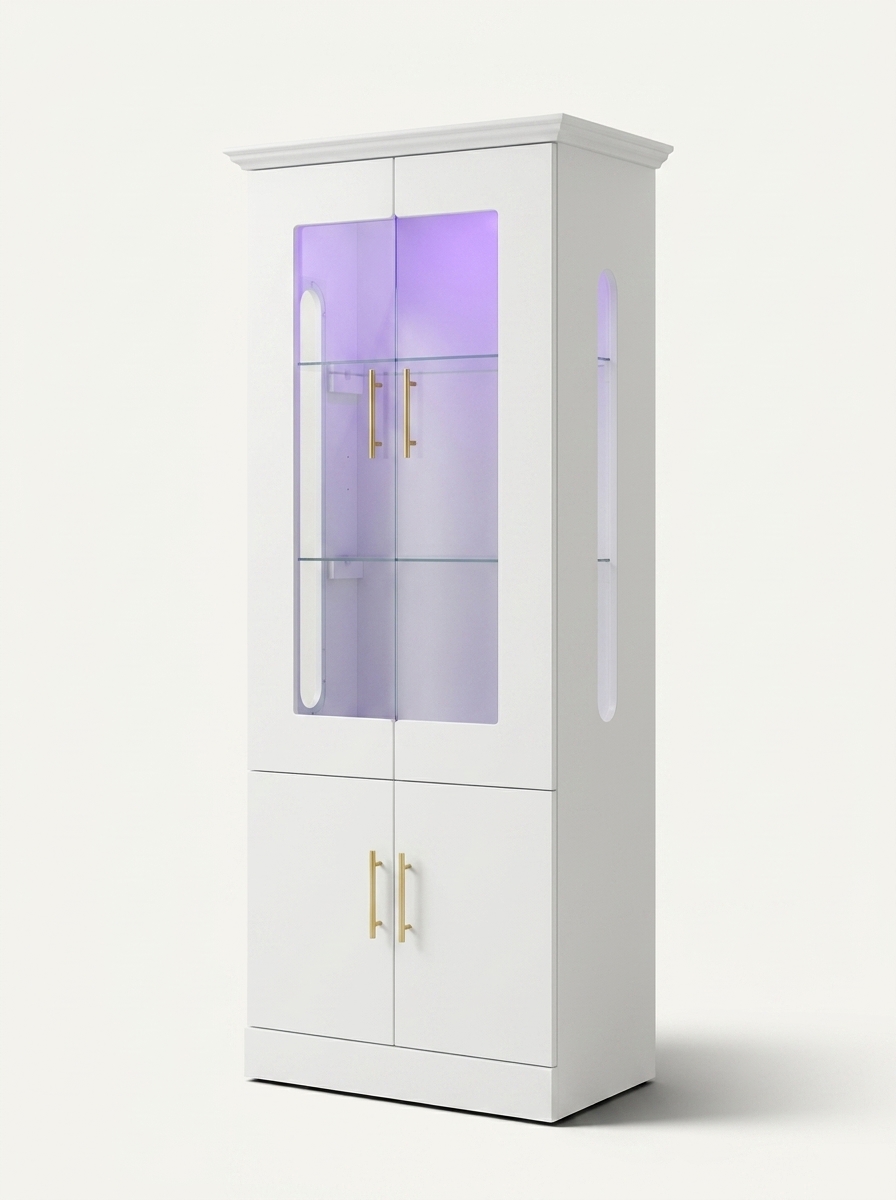 Nanyuki Display Cabinet — handcrafted African furniture by Naftal furniture  in Kenya (view 3)