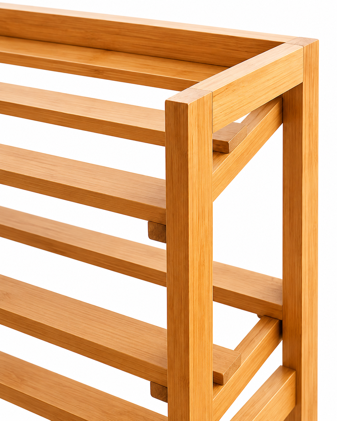 Fahari Cyprus Shoe Rack — handcrafted African furniture by John furniture  in Kenya (view 3)