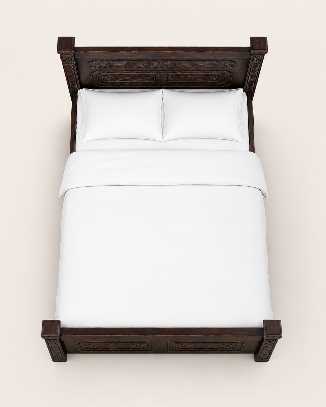 5 by 6 Msanzi Bed Frame — handcrafted African furniture by Harries furniture  in Kenya