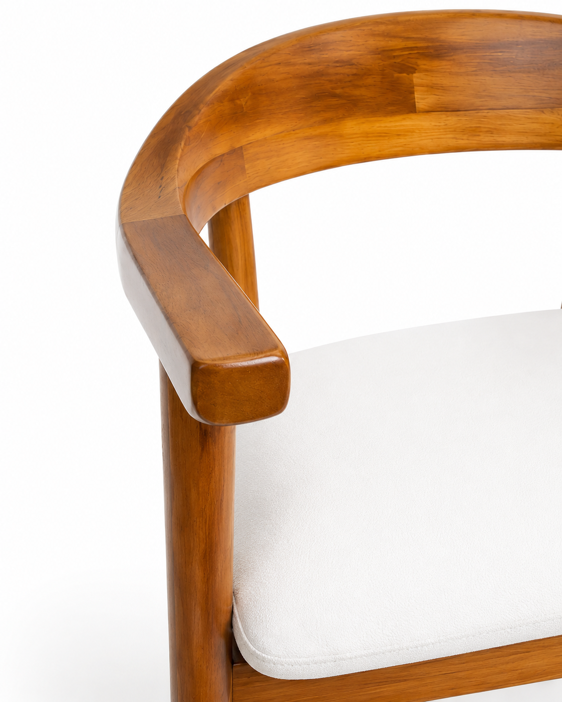 Echen Mvule Dining Chair — handcrafted African furniture by Boniz future in Kenya (view 3)