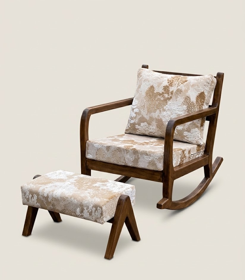 Dabaiki Rocking Chair — handcrafted African furniture by Eq furniture  in Kenya