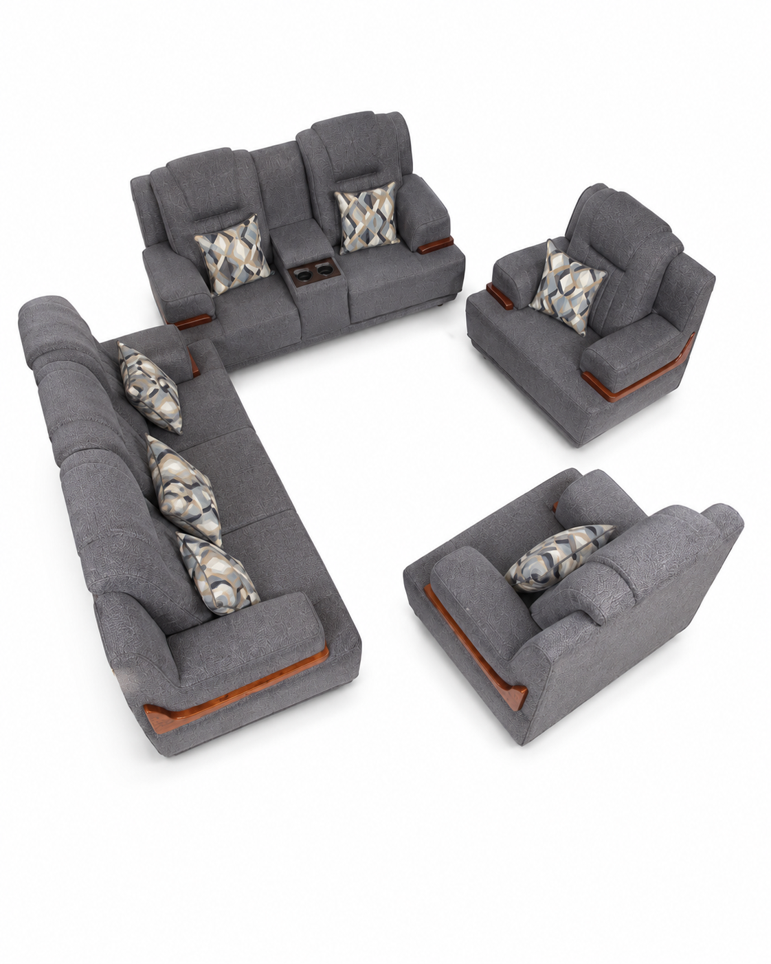 Umoja Sofa Set — handcrafted African furniture by Impact in Kenya (view 2)