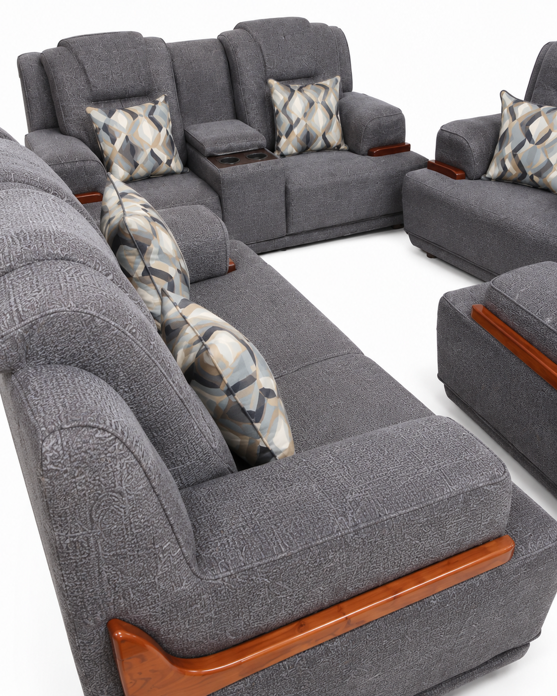 Umoja Sofa Set — handcrafted African furniture by Impact in Kenya (view 3)