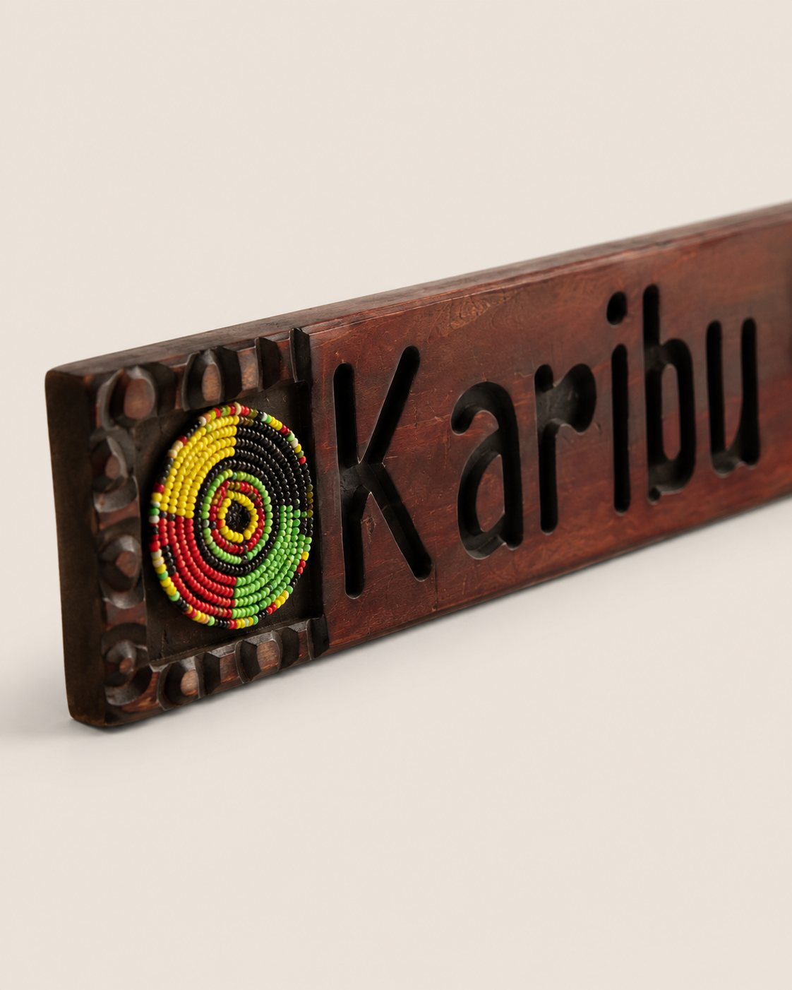 Cfahali Welcome Plaque — handcrafted African outdoor by Dankass Art and Signs  in Kenya (view 3)
