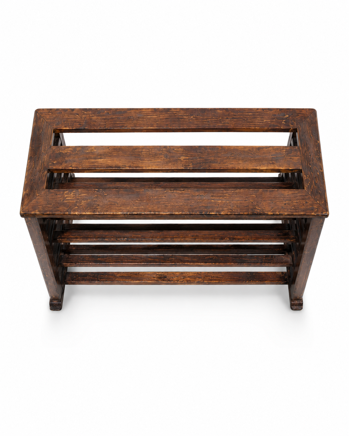 Tulia Shoe Rack — handcrafted African furniture by Potas touch  in Kenya (view 2)