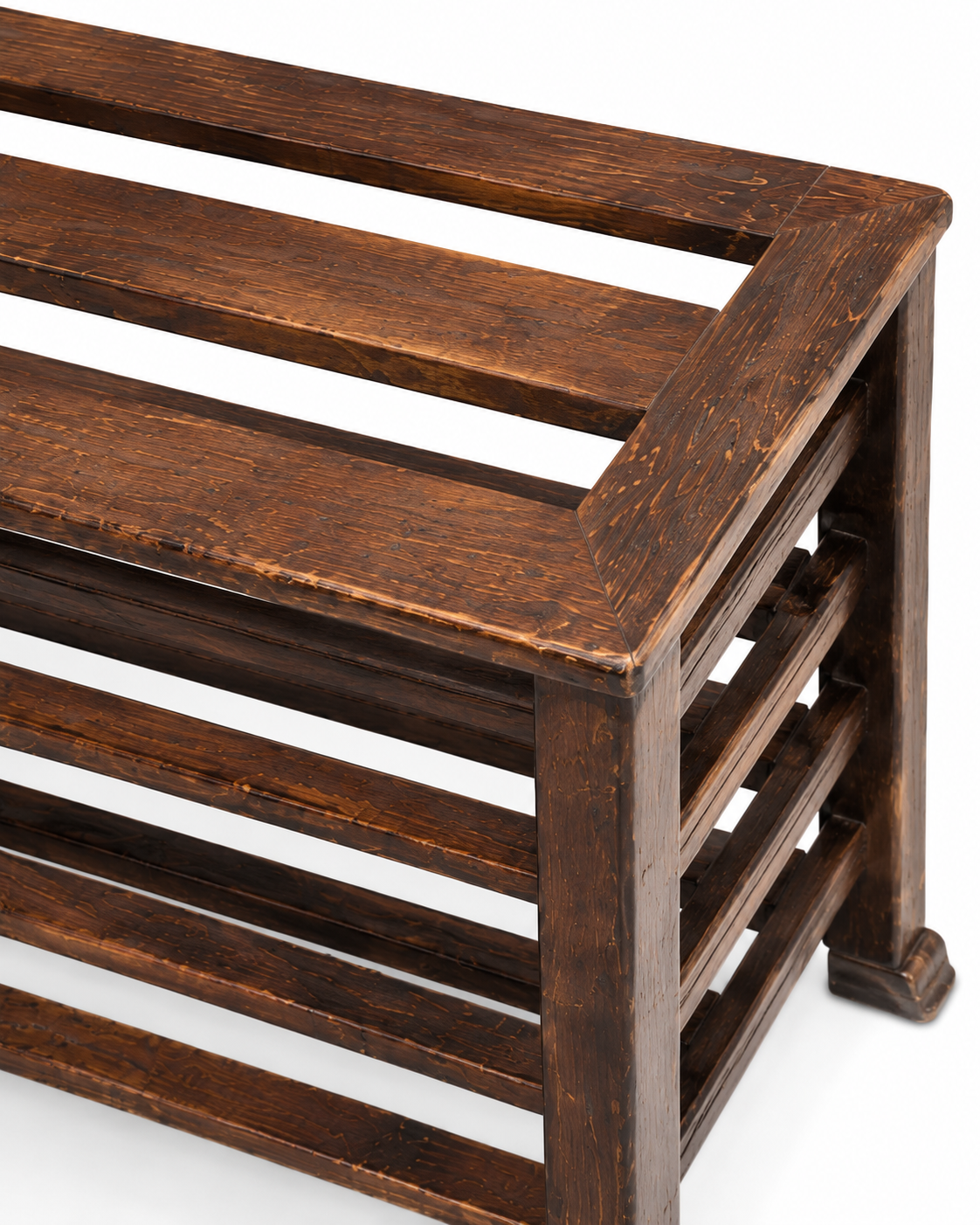 Tulia Shoe Rack — handcrafted African furniture by Potas touch  in Kenya (view 3)