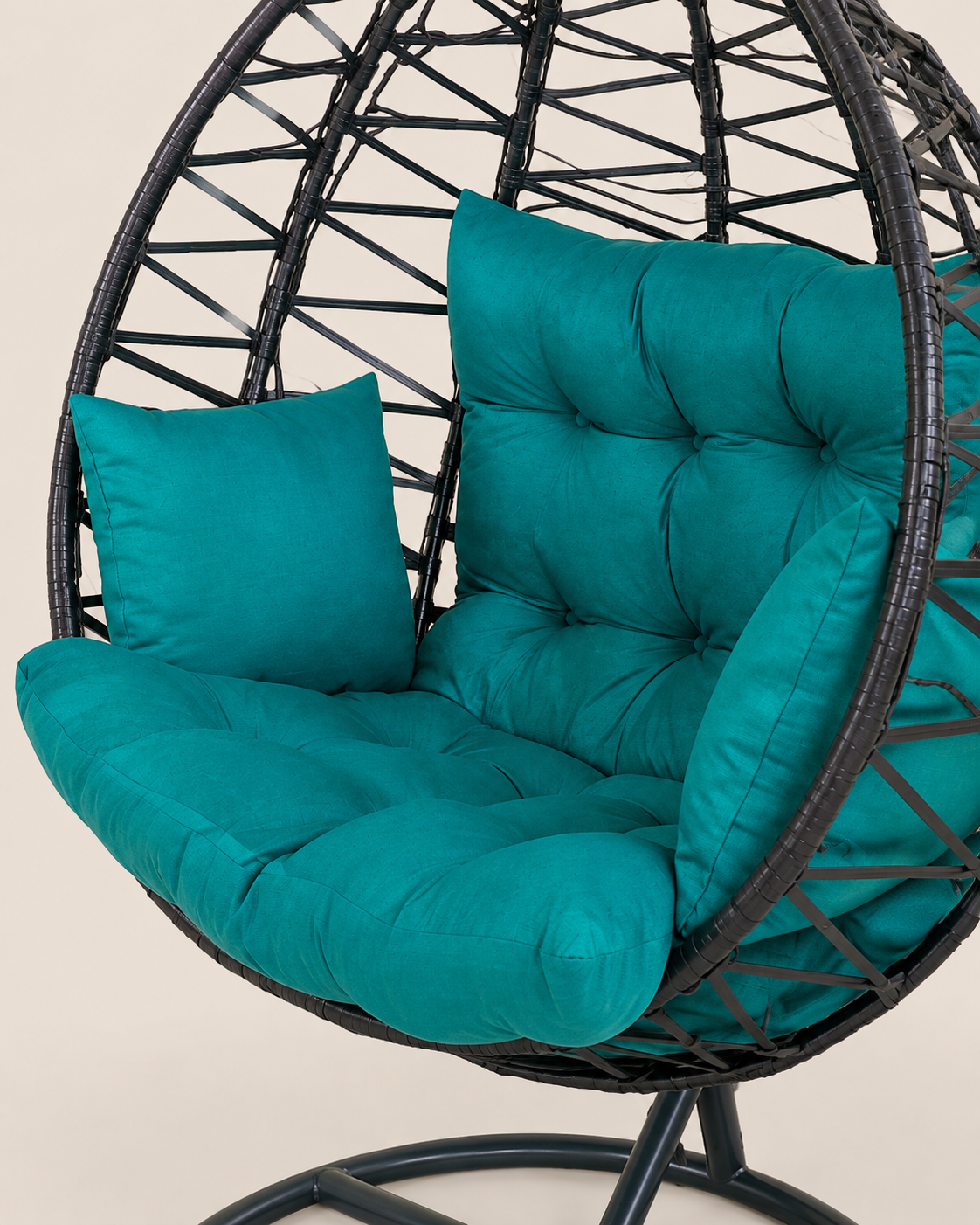 Amani Hanging Egg Chair — handcrafted African outdoor by Rachael furniture  in Kenya (view 4)