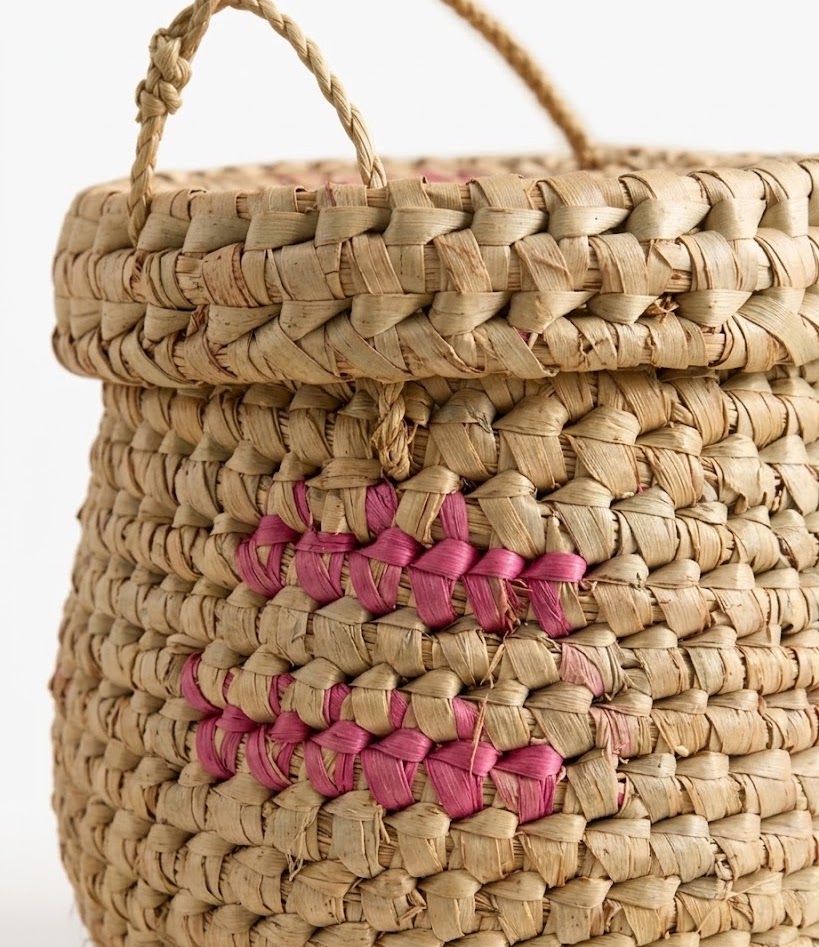 Eshia Woven Basket — handcrafted African furniture by Miche Miche in Kenya (view 3)