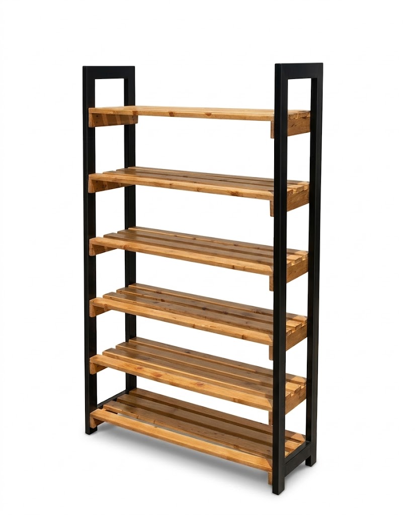Sakani Shoe Rack Console — handcrafted African furniture by High point in Kenya (view 2)