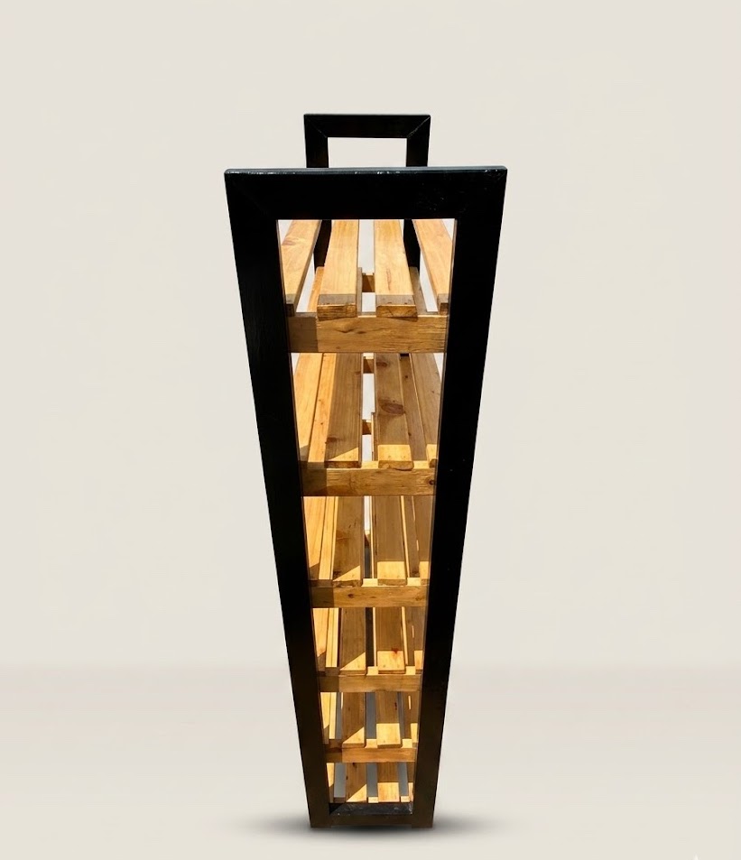 Sakani Shoe Rack Console — handcrafted African furniture by High point in Kenya (view 3)
