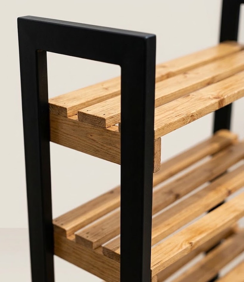 Sakani Shoe Rack Console — handcrafted African furniture by High point in Kenya (view 4)