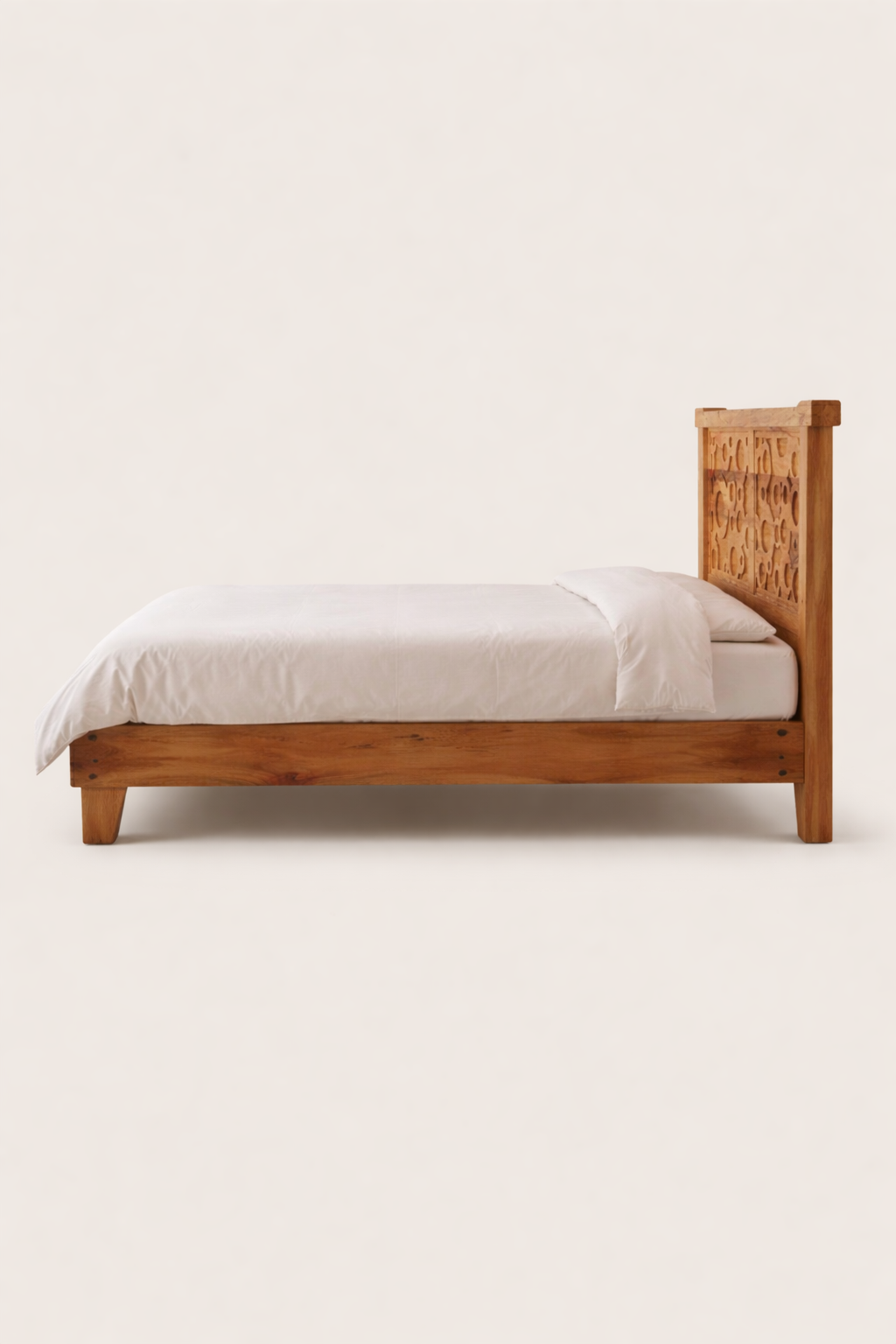 Hadhi Mango Wood Bed — handcrafted African furniture by Classic Furniture in Kenya (view 2)