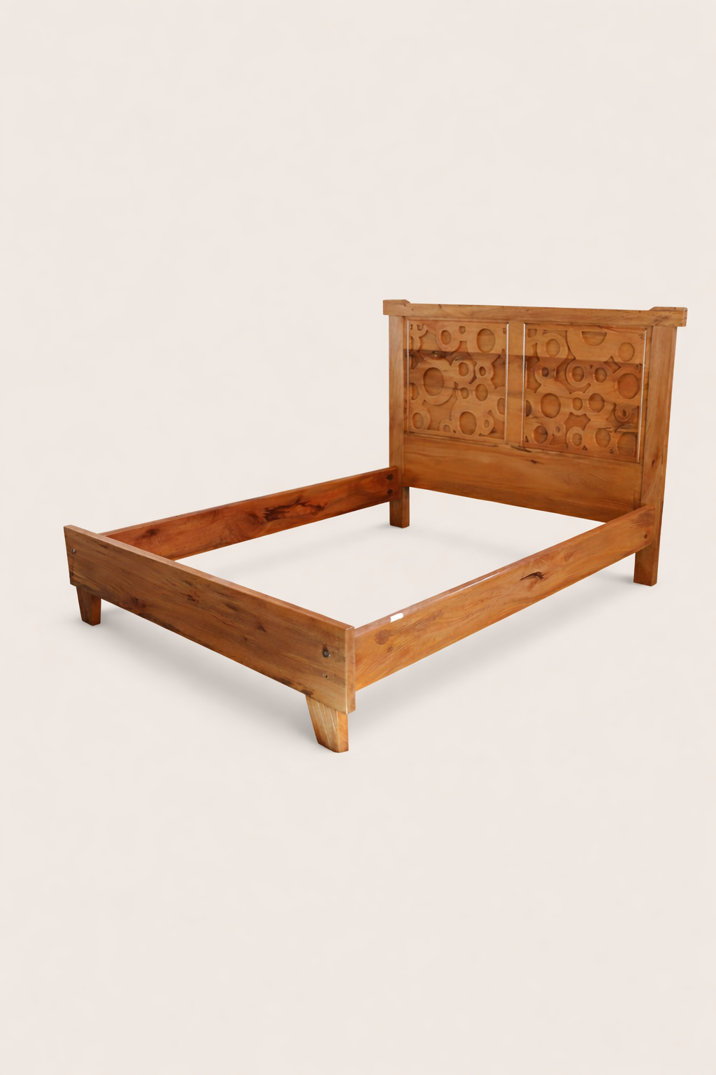 Hadhi Mango Wood Bed — handcrafted African furniture by Classic Furniture in Kenya (view 3)