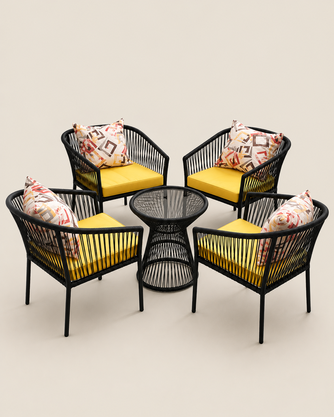 Jua Outdoor Lounge Set — handcrafted African outdoor by Outdoors furniture  in Kenya (view 2)