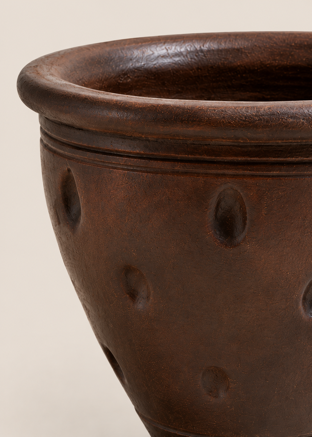 Elian Terracotta Outdoor Planter — handcrafted African outdoor by Jawaflowers  in Kenya (view 3)