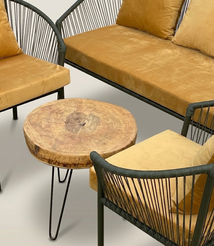 4seater Set Mbili Rope — handcrafted African outdoor by JB.masaku in Kenya (view 3)