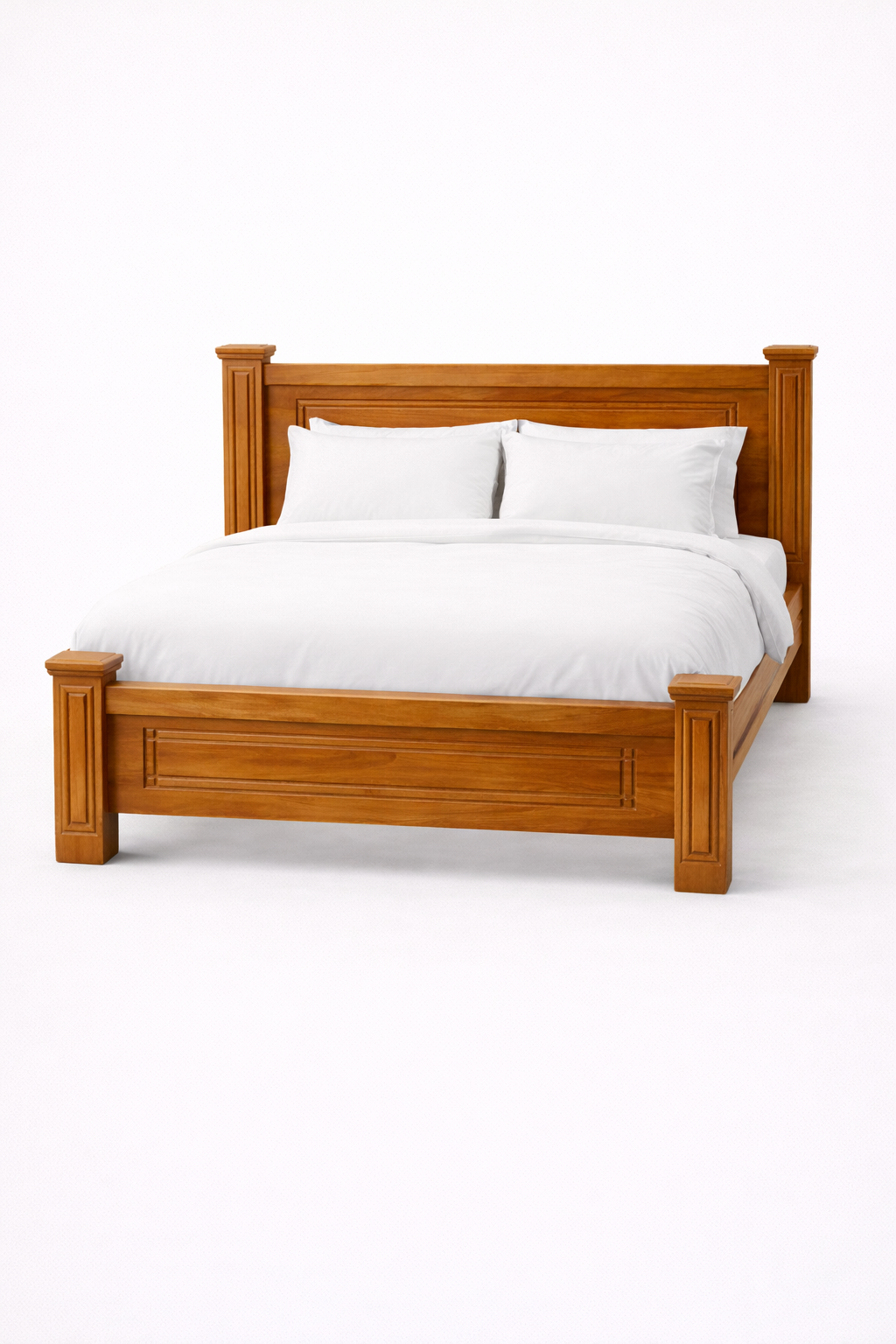 Mvua Solid Platform Bed — handcrafted African furniture by Ephraim furniture  in Kenya