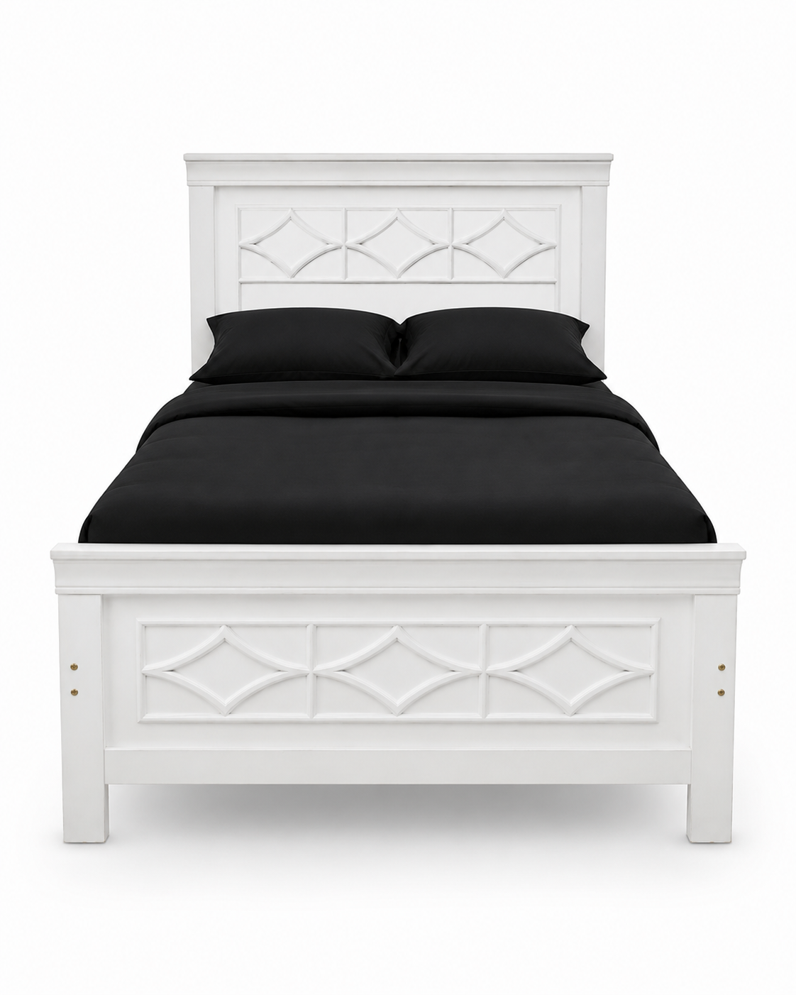 4 by 6 Nuru Heritage Bed — handcrafted African furniture by Tenis furniture palace in Kenya