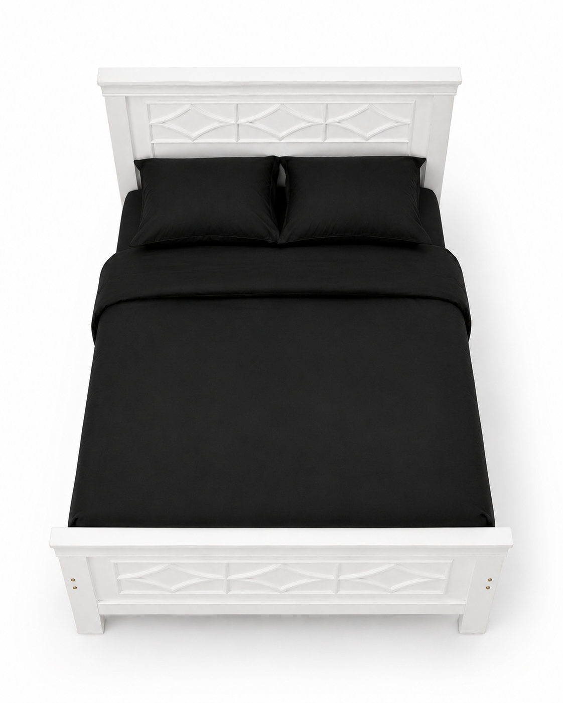4 by 6 Nuru Heritage Bed — handcrafted African furniture by Tenis furniture palace in Kenya (view 2)