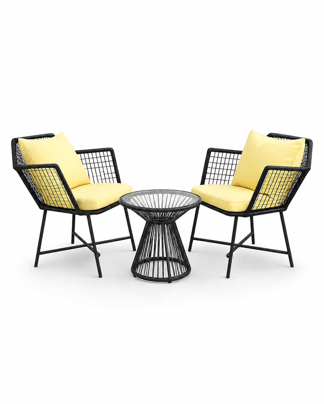 Finje Bistro Set — handcrafted African outdoor by Mahogany palace in Kenya