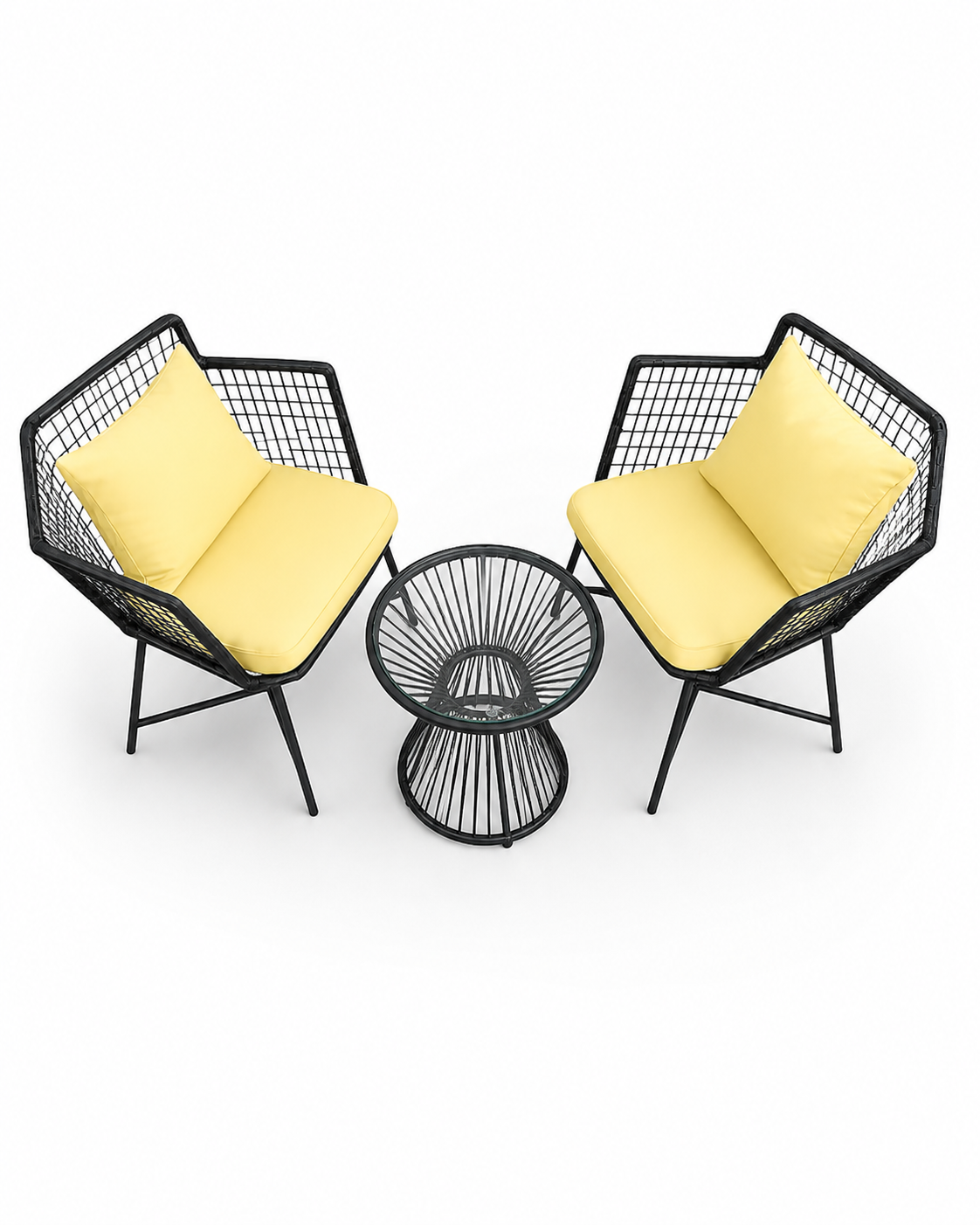 Finje Bistro Set — handcrafted African outdoor by Mahogany palace in Kenya (view 2)