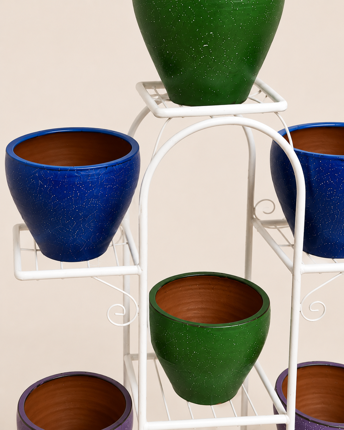 Saba Tatu Planter Stand — handcrafted African outdoor by Paulinemumu4 in Kenya (view 3)