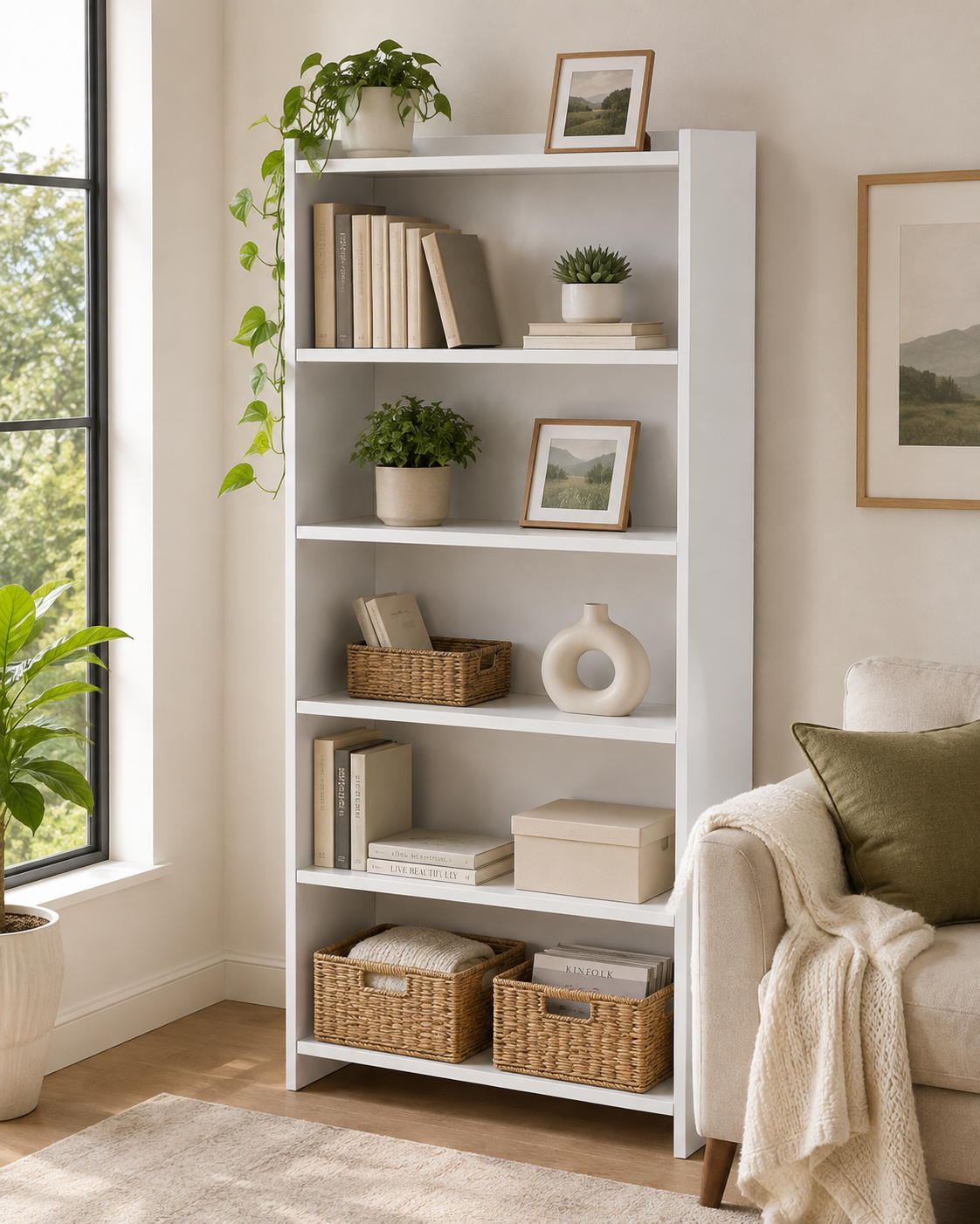 Nuru Display Shelf — handcrafted African furniture by Ree furniture  in Kenya
