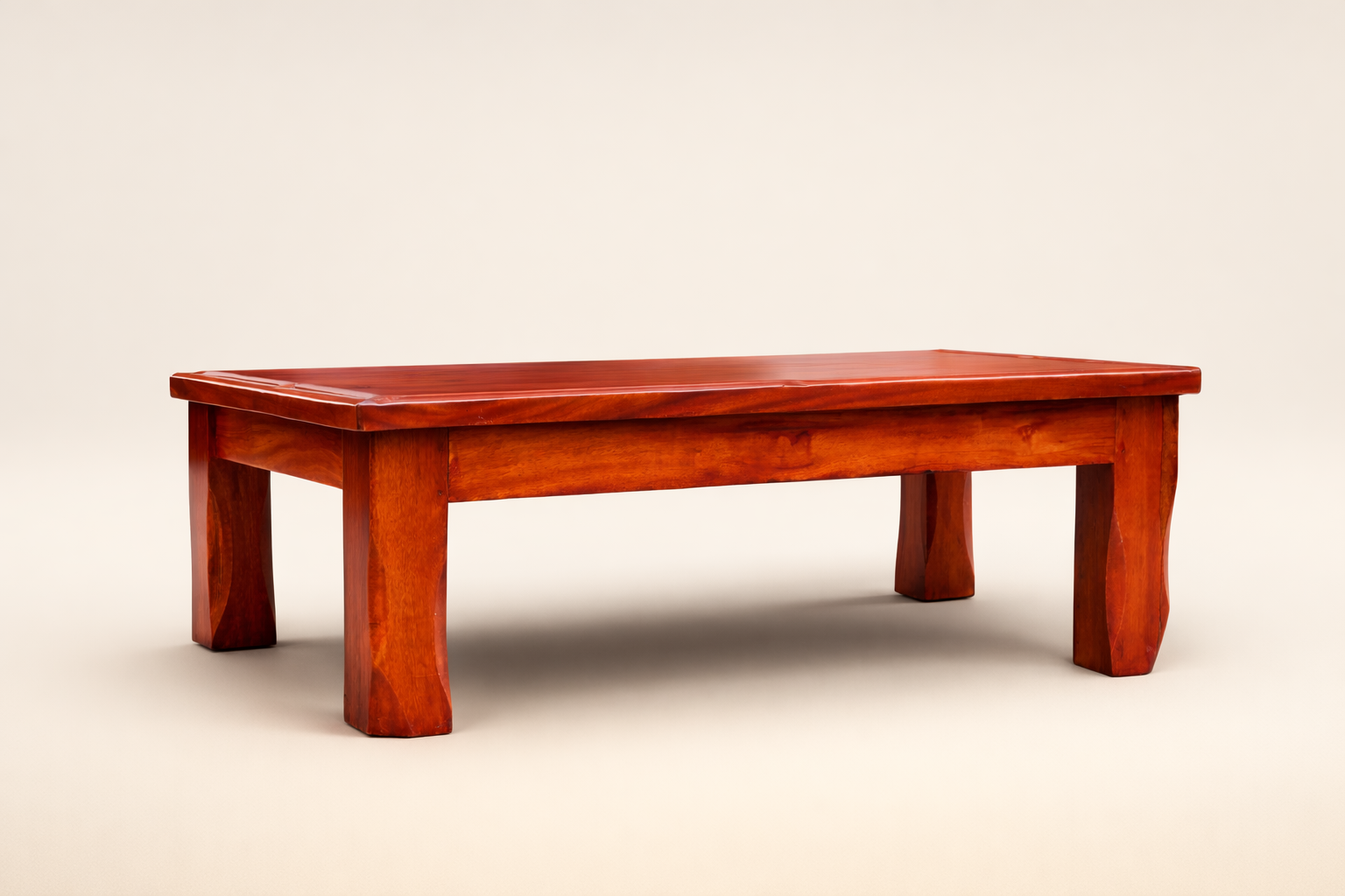 Jomo Mahogany Coffee Table — handcrafted African furniture by Rodis and woods land furnitures  in Kenya (view 2)