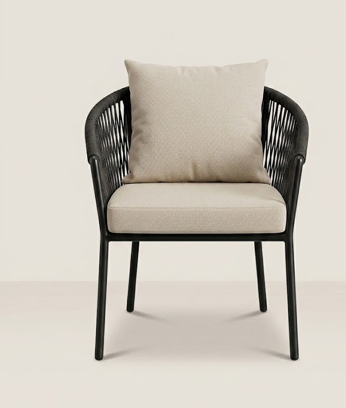 Nneka Outdoor Lounge Chair — handcrafted African outdoor by Lifestyle Furniture  in Kenya