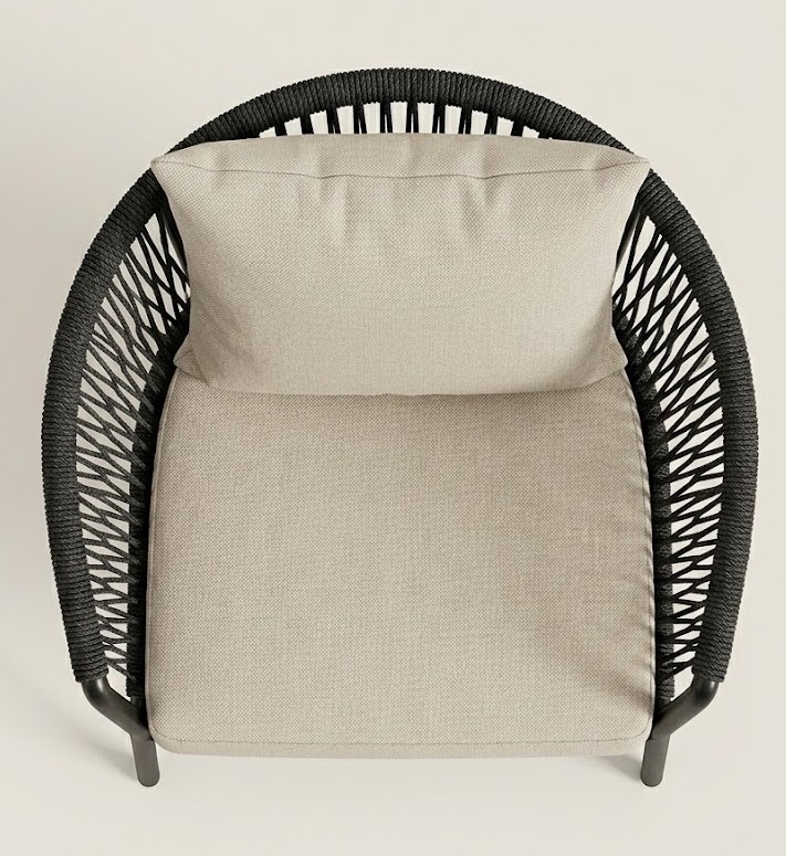 Nneka Outdoor Lounge Chair — handcrafted African outdoor by Lifestyle Furniture  in Kenya (view 2)